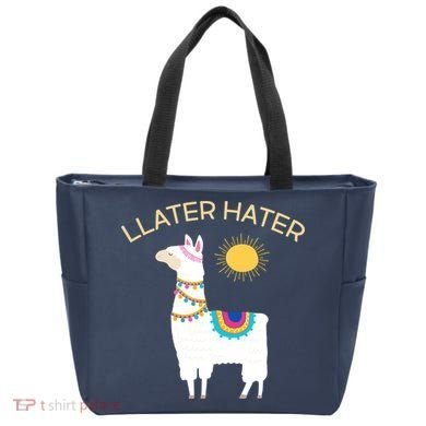 Llater Hater Llama Tote Bag