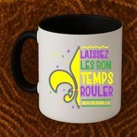 Laissez Les Bon Temps Rouler Let The Good Times Roll Coffee Mug thumb 2