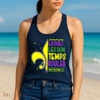 Laissez Les Bon Temps Rouler Let The Good Times Roll Women's Tank Top thumb 2