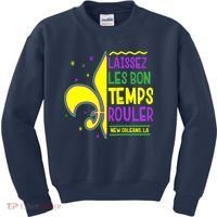 Laissez Les Bon Temps Rouler Let The Good Times Roll Kids Sweatshirt thumb 0