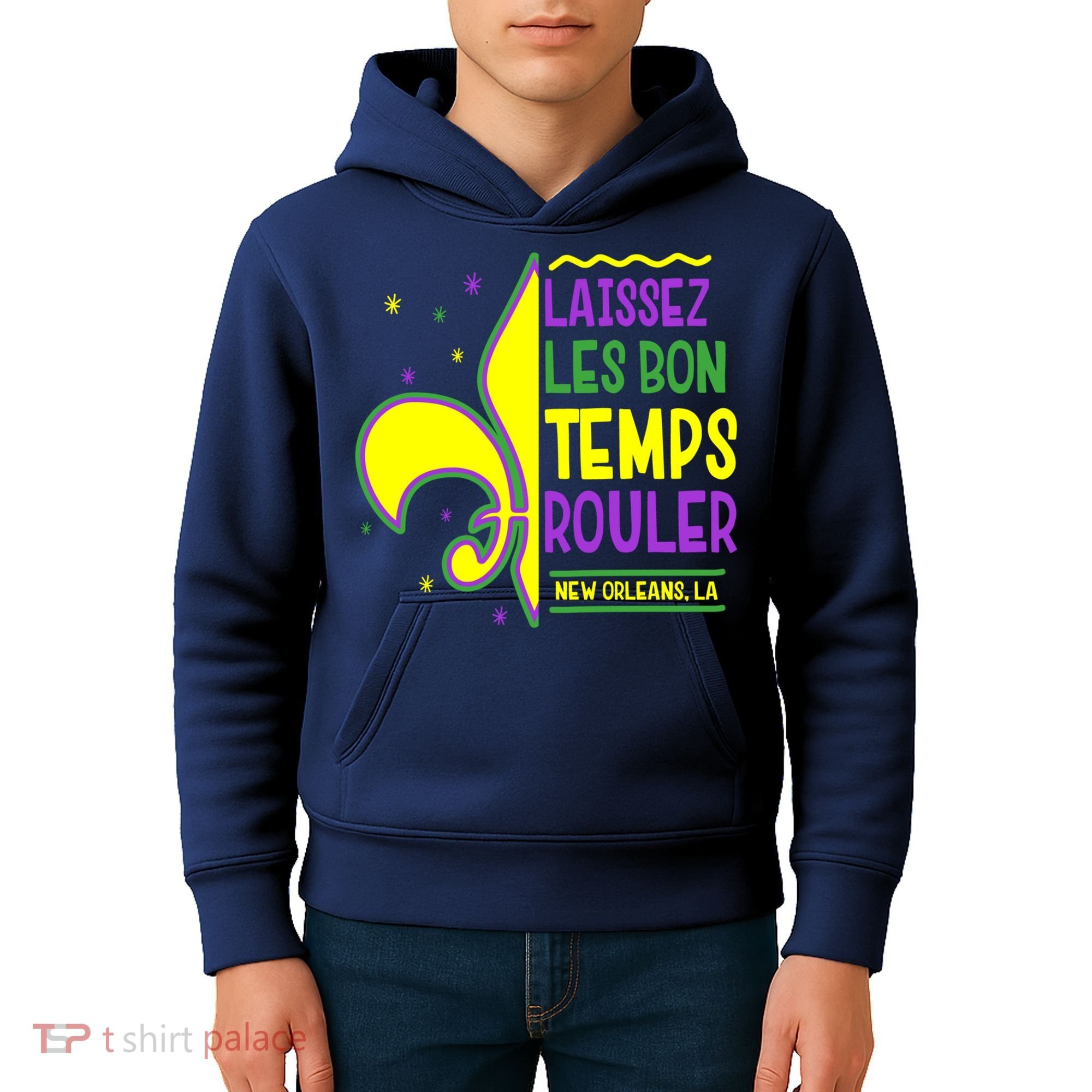Laissez Les Bon Temps Rouler Let The Good Times Roll Kids Hoodie