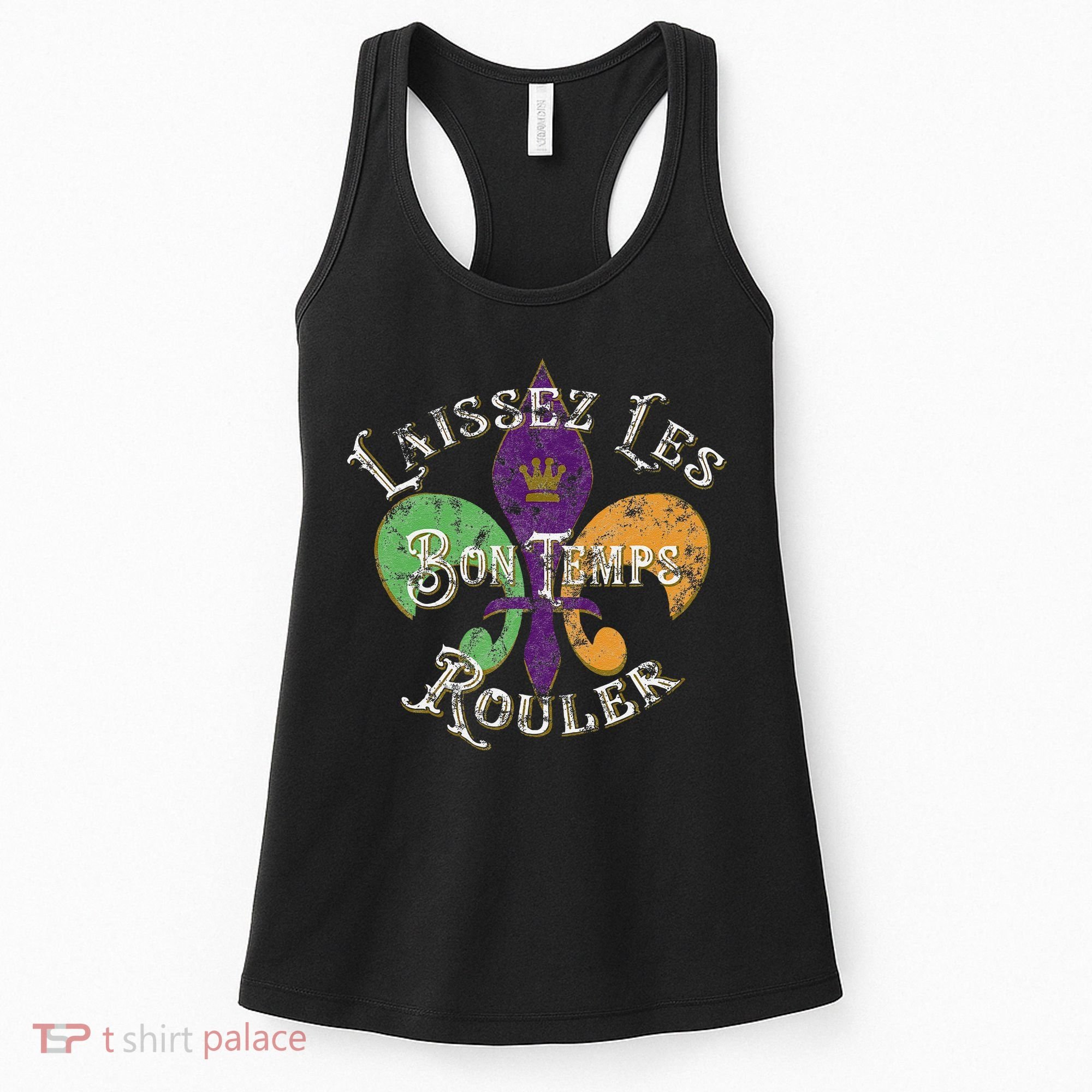 Laissez Les Bon Temps Rouler Mardi Gras 2024 Fleur De Lis Women's Tank Top