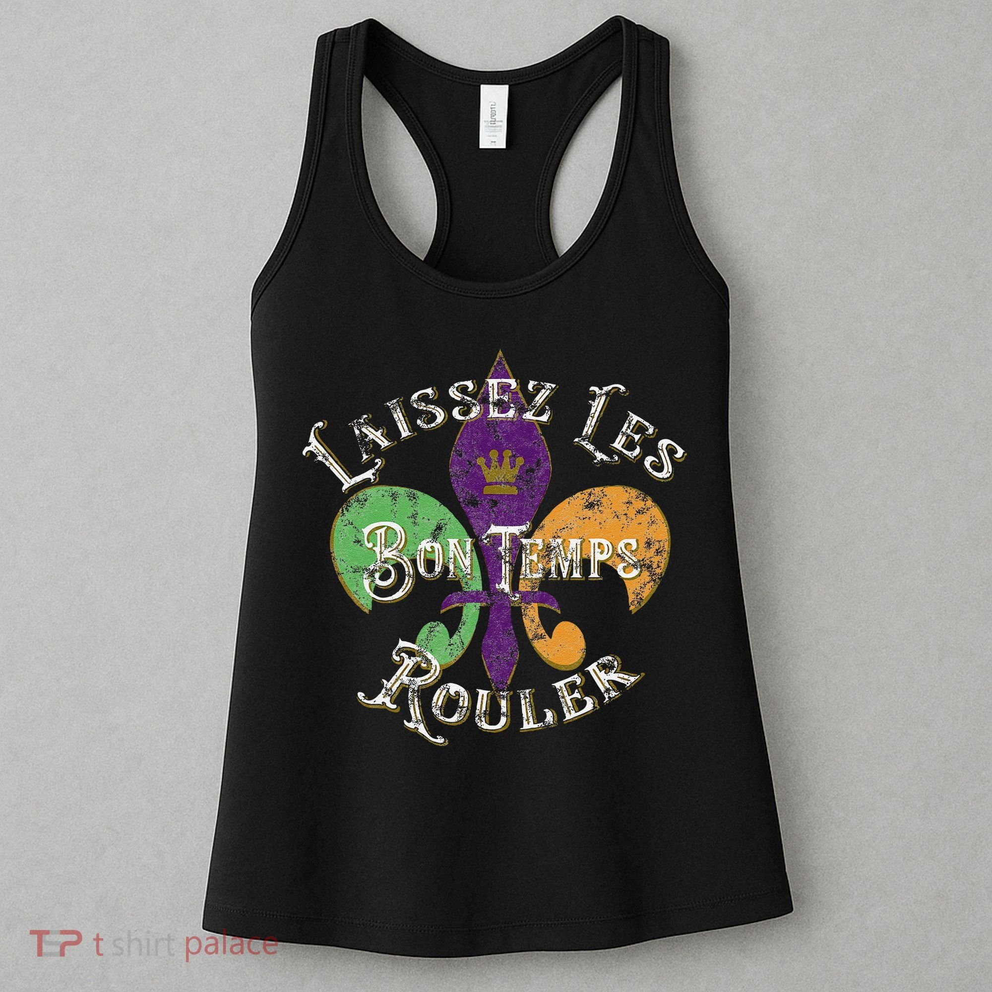 Laissez Les Bon Temps Rouler Mardi Gras 2024 Fleur De Lis Women's Tank Top