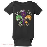 Laissez Les Bon Temps Rouler Mardi Gras 2024 Fleur De Lis Baby Bodysuit thumb 0