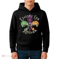 Laissez Les Bon Temps Rouler Mardi Gras 2024 Fleur De Lis Kids Hoodie thumb 4
