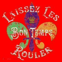 Laissez Les Bon Temps Rouler Mardi Gras 2024 Fleur De Lis Santa Hat thumb 1