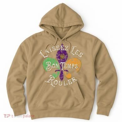 Laissez Les Bon Temps Rouler Mardi Gras 2024 Fleur De Lis Hoodie