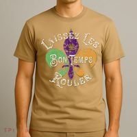 Laissez Les Bon Temps Rouler Mardi Gras 2024 Fleur De Lis T-Shirt thumb 3
