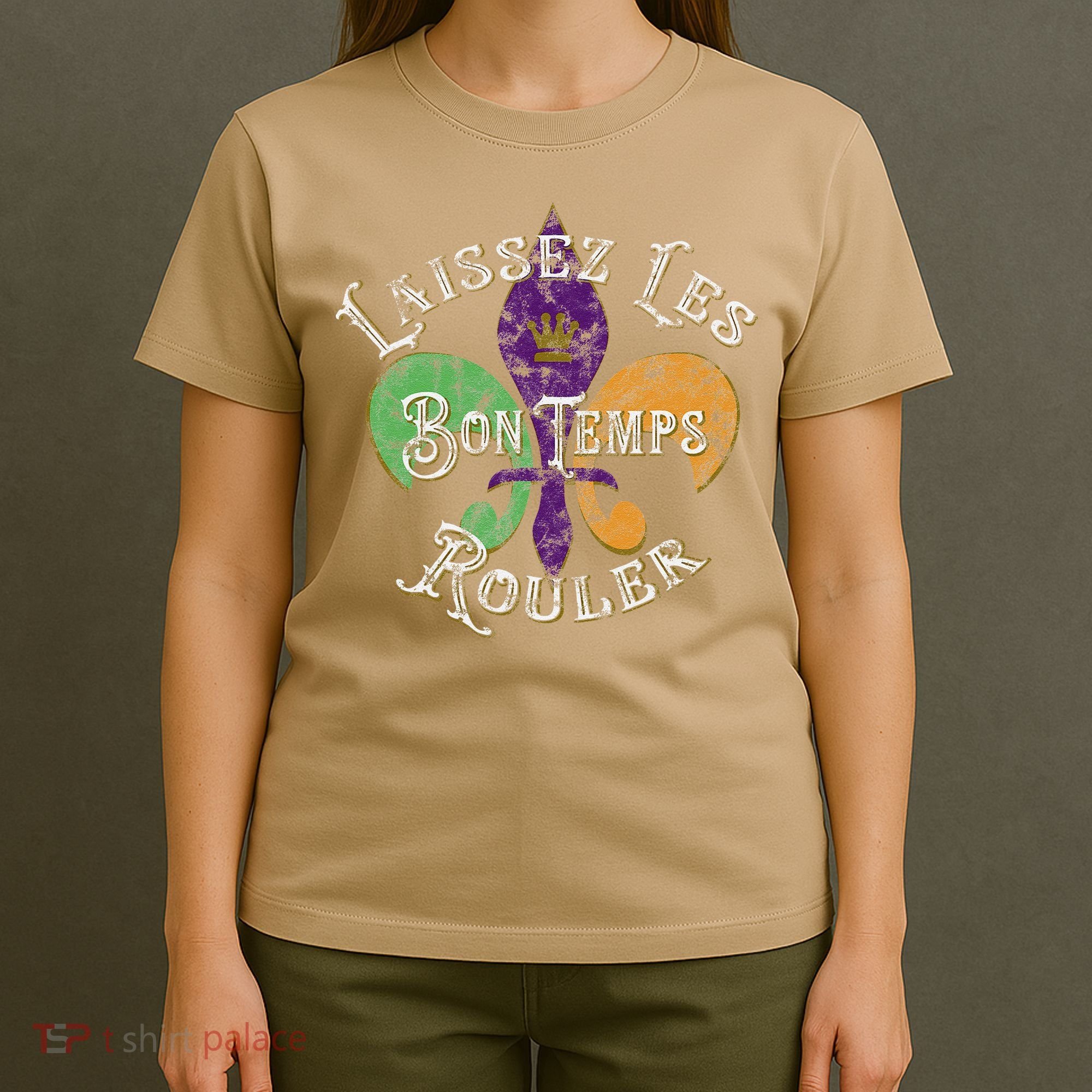 Laissez Les Bon Temps Rouler Mardi Gras 2024 Fleur De Lis T-Shirt