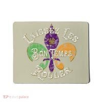 Laissez Les Bon Temps Rouler Mardi Gras 2024 Fleur De Lis Mousepad thumb 0
