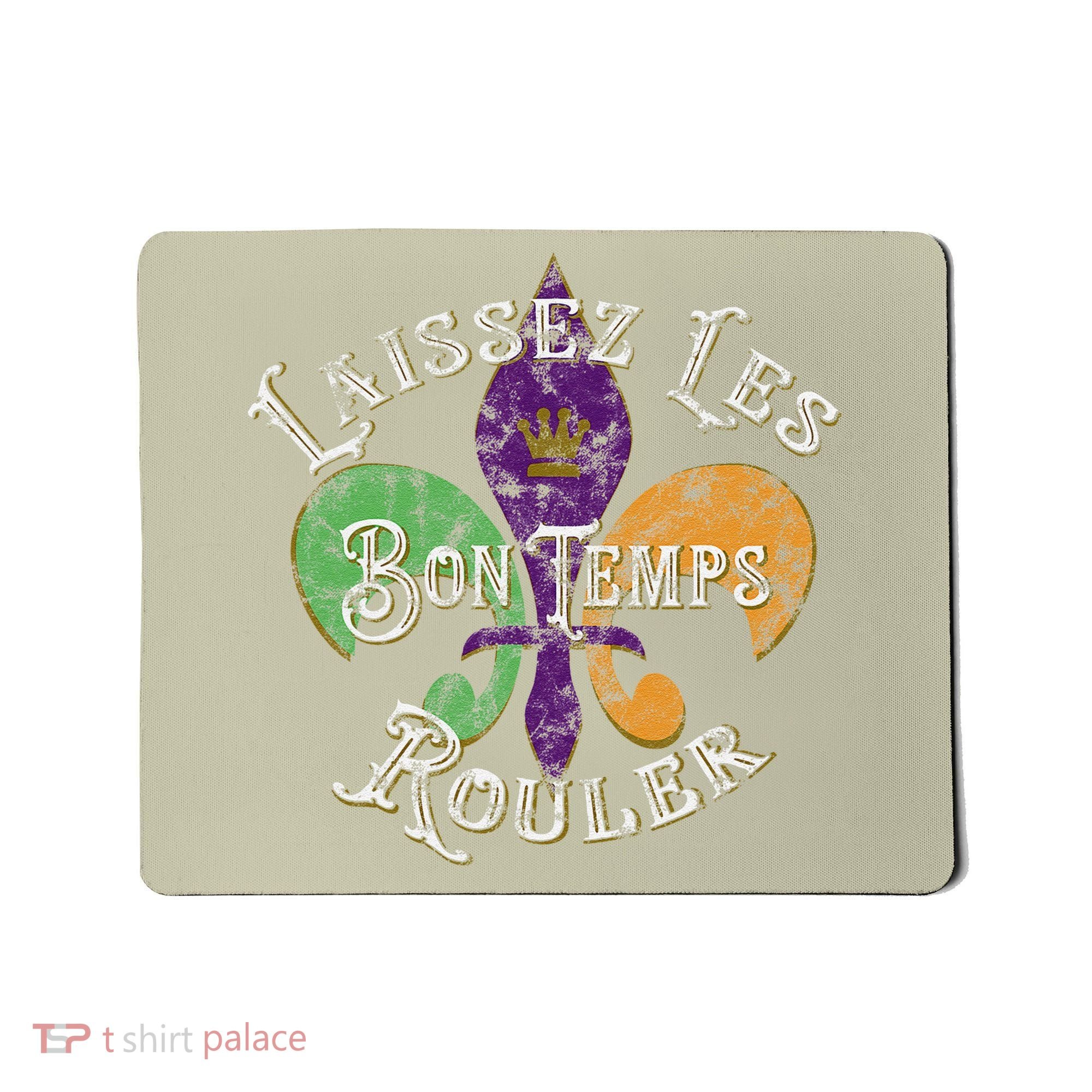 Laissez Les Bon Temps Rouler Mardi Gras 2024 Fleur De Lis Mousepad