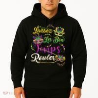 Laissez Les Bon Temps Rouler Mardi Gras Beads Tee   Hoodie thumb 2