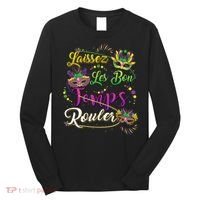Laissez Les Bon Temps Rouler Mardi Gras Beads Tee   Long Sleeve Shirt thumb 0