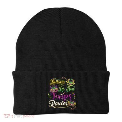 Laissez Les Bon Temps Rouler Mardi Gras Beads Tee   Beanie