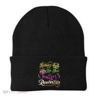 Laissez Les Bon Temps Rouler Mardi Gras Beads Tee   Beanie thumb 0