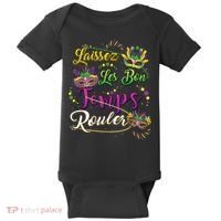 Laissez Les Bon Temps Rouler Mardi Gras Beads Tee   Baby Bodysuit thumb 0