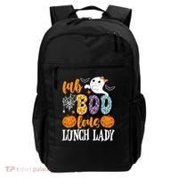 Lunch Lady Boo Halloween Festive Cute Backpack thumb 0