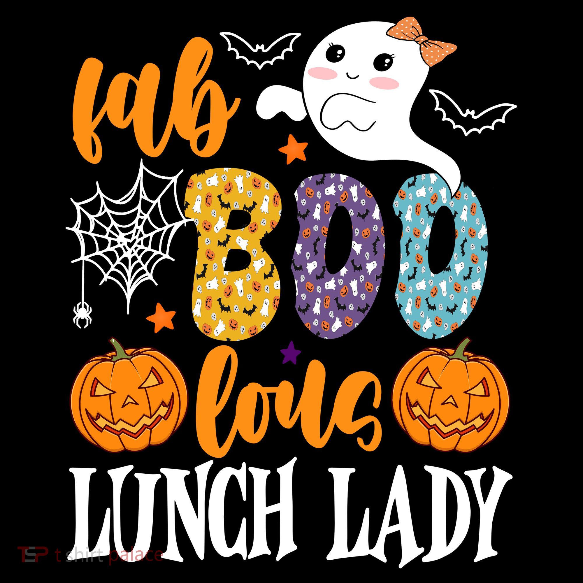 Lunch Lady Boo Halloween Festive Cute Women's Hoodie
