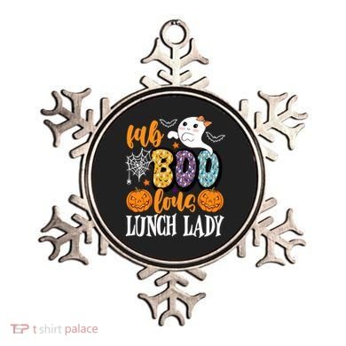 Lunch Lady Boo Halloween Festive Cute Ornament