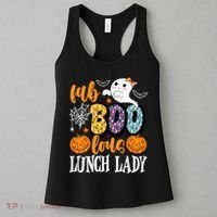 Lunch Lady Boo Halloween Festive Cute Women's Tank Top thumb 3