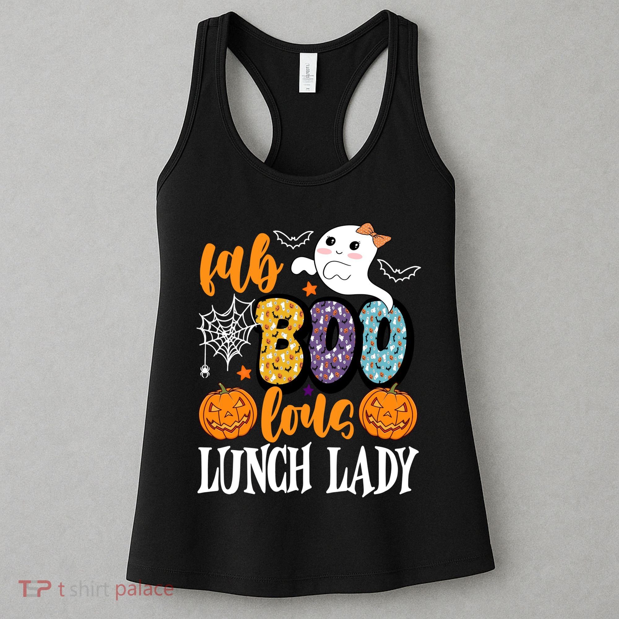 Lunch Lady Boo Halloween Festive Cute Women's Tank Top