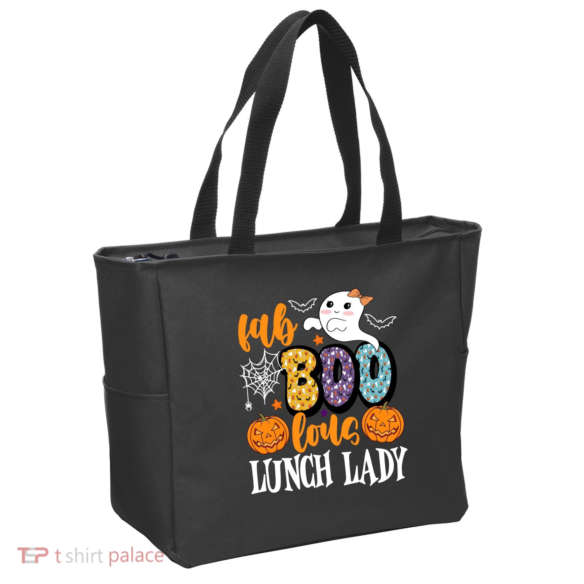 Lunch Lady Boo Halloween Festive Cute Tote Bag