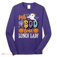 Lunch Lady Boo Halloween Festive Cute Long Sleeve Shirt thumb 0