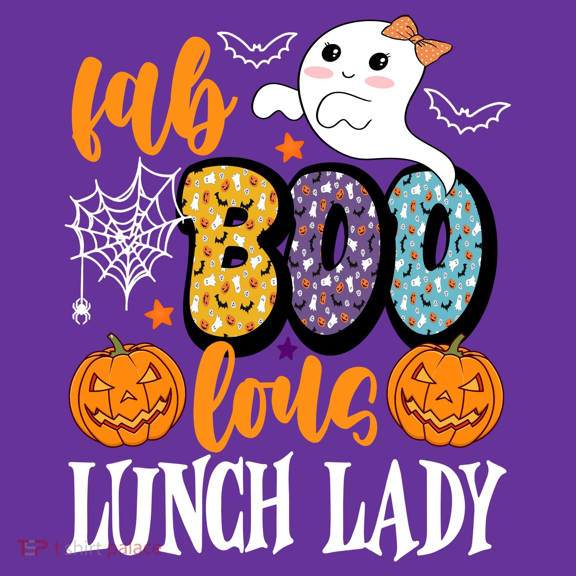 Lunch Lady Boo Halloween Festive Cute Mousepad