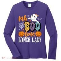 Lunch Lady Boo Halloween Festive Cute Women's Long Sleeve Shirt thumb 0
