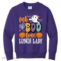 Lunch Lady Boo Halloween Festive Cute Kids Sweatshirt thumb 0