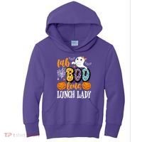 Lunch Lady Boo Halloween Festive Cute Kids Hoodie thumb 0