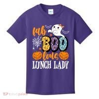 Lunch Lady Boo Halloween Festive Cute Kids T-Shirt thumb 0