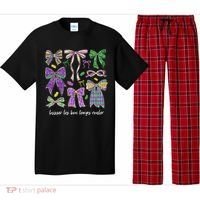 Laissez Les Bon Temps Rouler Mardi Gras Coquette Bow Pajama Set thumb 0