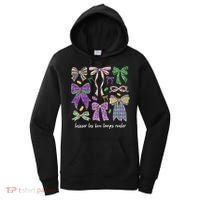 Laissez Les Bon Temps Rouler Mardi Gras Coquette Bow Women's Hoodie thumb 0