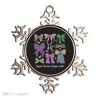 Laissez Les Bon Temps Rouler Mardi Gras Coquette Bow Ornament thumb 0
