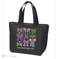 Laissez Les Bon Temps Rouler Mardi Gras Coquette Bow Tote Bag thumb 3