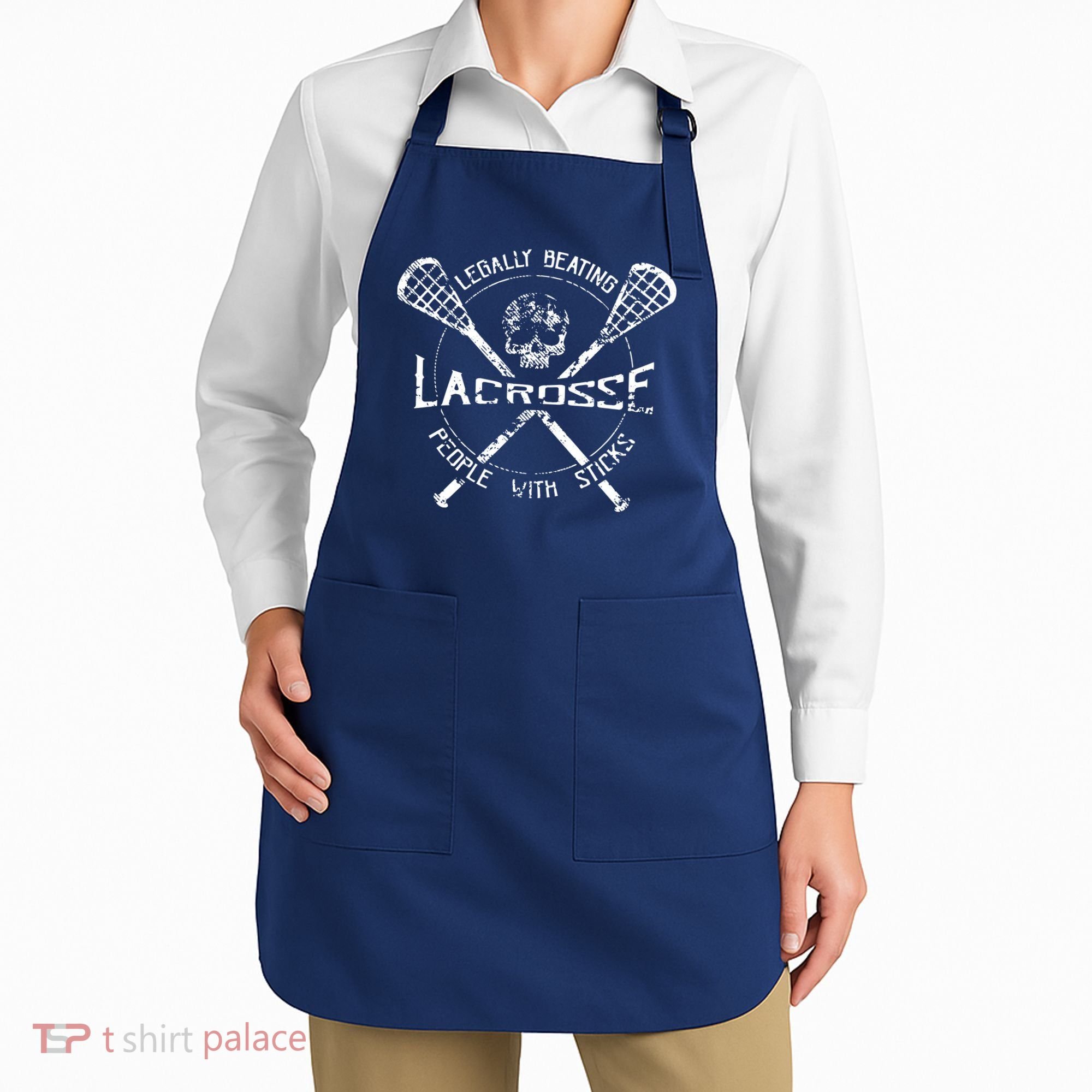 Lacrosse: Legally Beating People With Sticks Apron