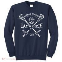 Lacrosse: Legally Beating People With Sticks Sweatshirt thumb 0