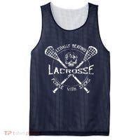 Lacrosse: Legally Beating People With Sticks Mesh Reversible Basketball Jersey Tank thumb 0