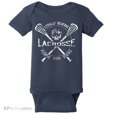 Lacrosse: Legally Beating People With Sticks Baby Bodysuit
