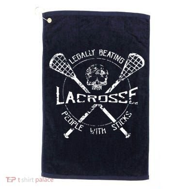 Lacrosse: Legally Beating People With Sticks Golf Towel