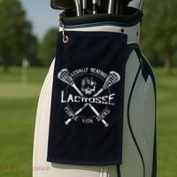 Lacrosse: Legally Beating People With Sticks Golf Towel thumb 2