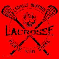 Lacrosse: Legally Beating People With Sticks Santa Hat thumb 1