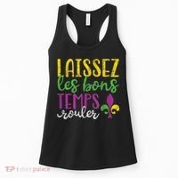 Laissez Les Bons Temps Rouler Mardi Gras New Orleans Women's Tank Top thumb 0