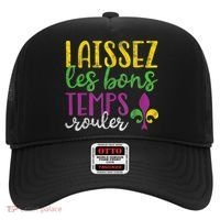 Laissez Les Bons Temps Rouler Mardi Gras New Orleans Hat thumb 0