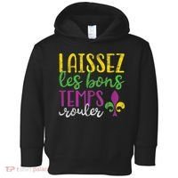 Laissez Les Bons Temps Rouler Mardi Gras New Orleans Toddler Hoodie thumb 0