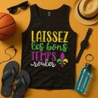 Laissez Les Bons Temps Rouler Mardi Gras New Orleans Tank Top thumb 4