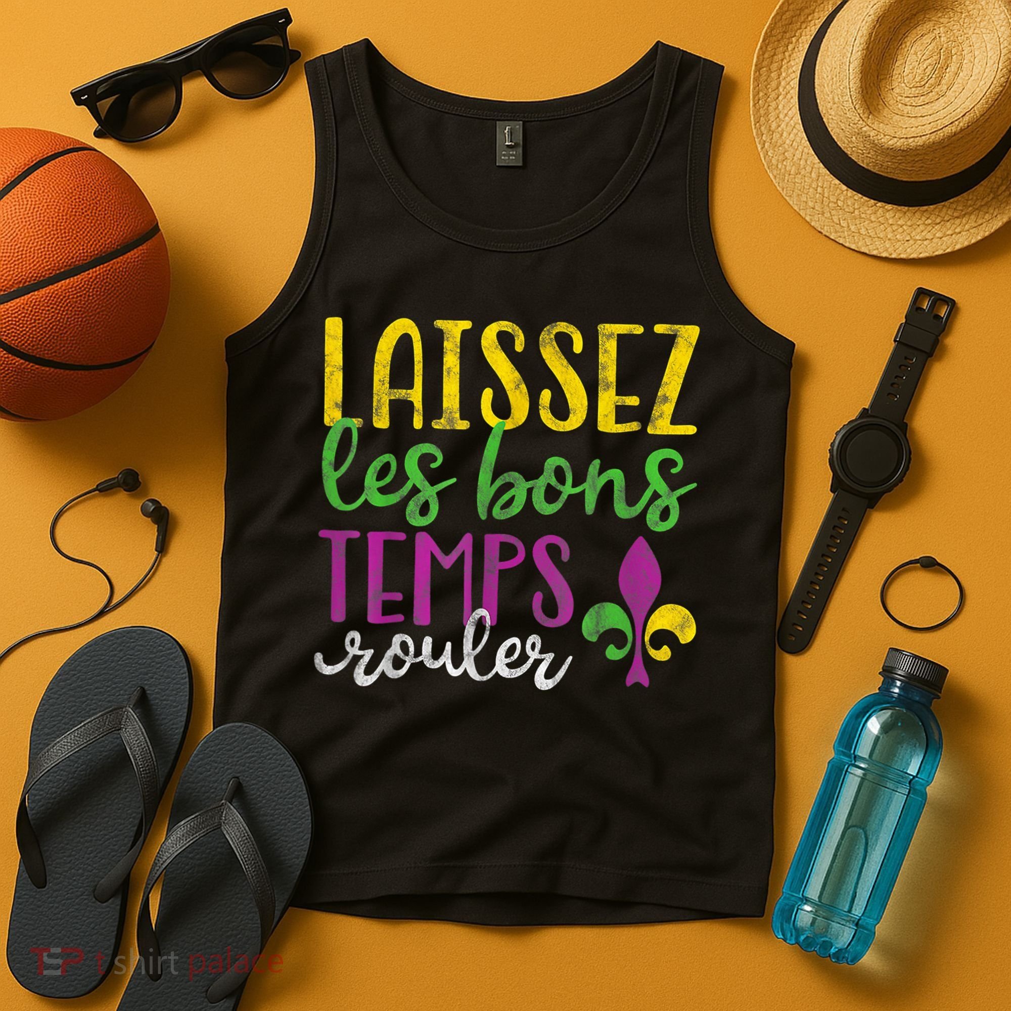 Laissez Les Bons Temps Rouler Mardi Gras New Orleans Tank Top