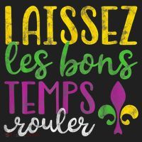 Laissez Les Bons Temps Rouler Mardi Gras New Orleans Golf Towel thumb 3