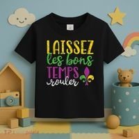 Laissez Les Bons Temps Rouler Mardi Gras New Orleans Toddler T-Shirt thumb 3